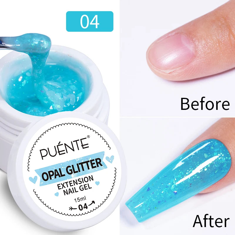 PUENTE 7.5ML Nude Shade Ceramic Cat Eye Gel Nail Polish Shiny Moonlight Cat Eye Gel Soak Off UV Semi-Permanent Nail Art Varnish