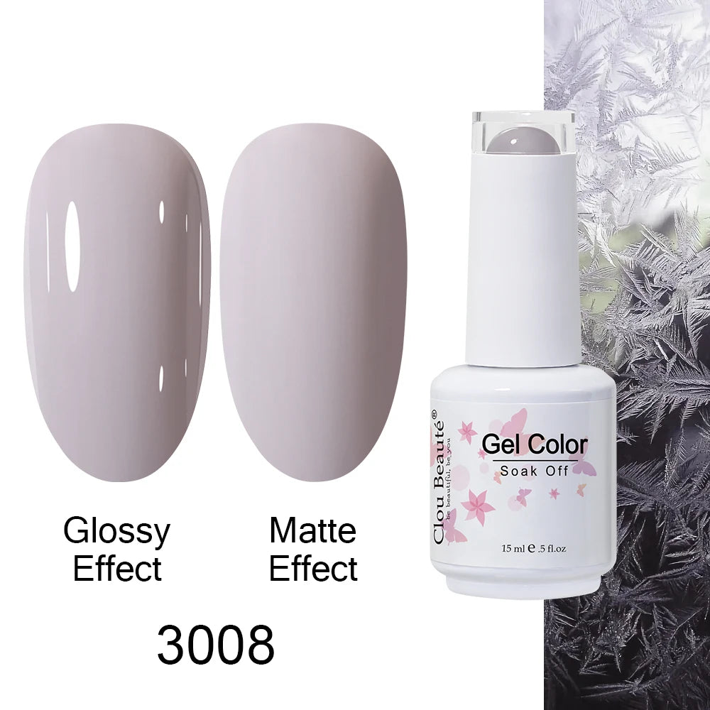 Clou Beaute Royal Blue Color Winter Trendy Semi Permanent Nail Art Manicure Varnishes Gel Nail Polish Hybrid Base Gel Top Coat