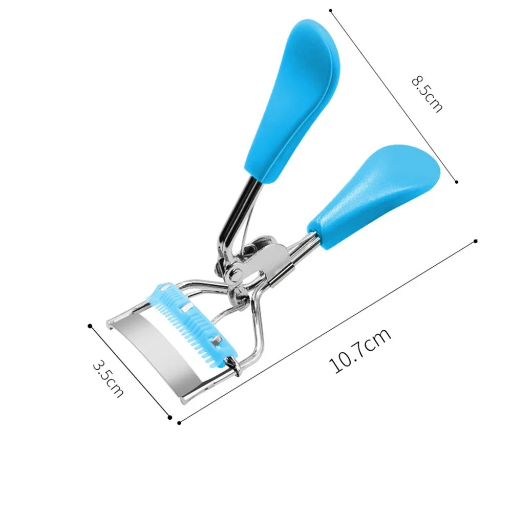 CNKESS  1Pc Pro Makeup Eyelash Curler Beauty Tools Lady Women Nature Style Cute Eyelash Handle Curl Eye Lash Curler random color