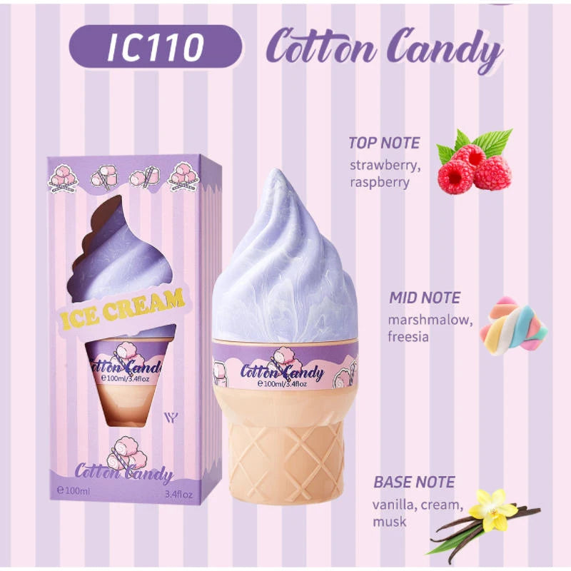 Ice Cream Cute Perfume Brand Long-lasting Eau De Toilette Floral Fruity Citrus Rose Charming Sweet Fragrance Women Body Spray