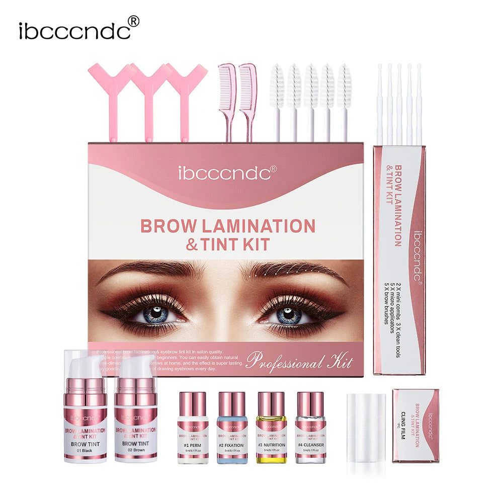 Semi-permanent Brow and Lash Lift and Tint Kit