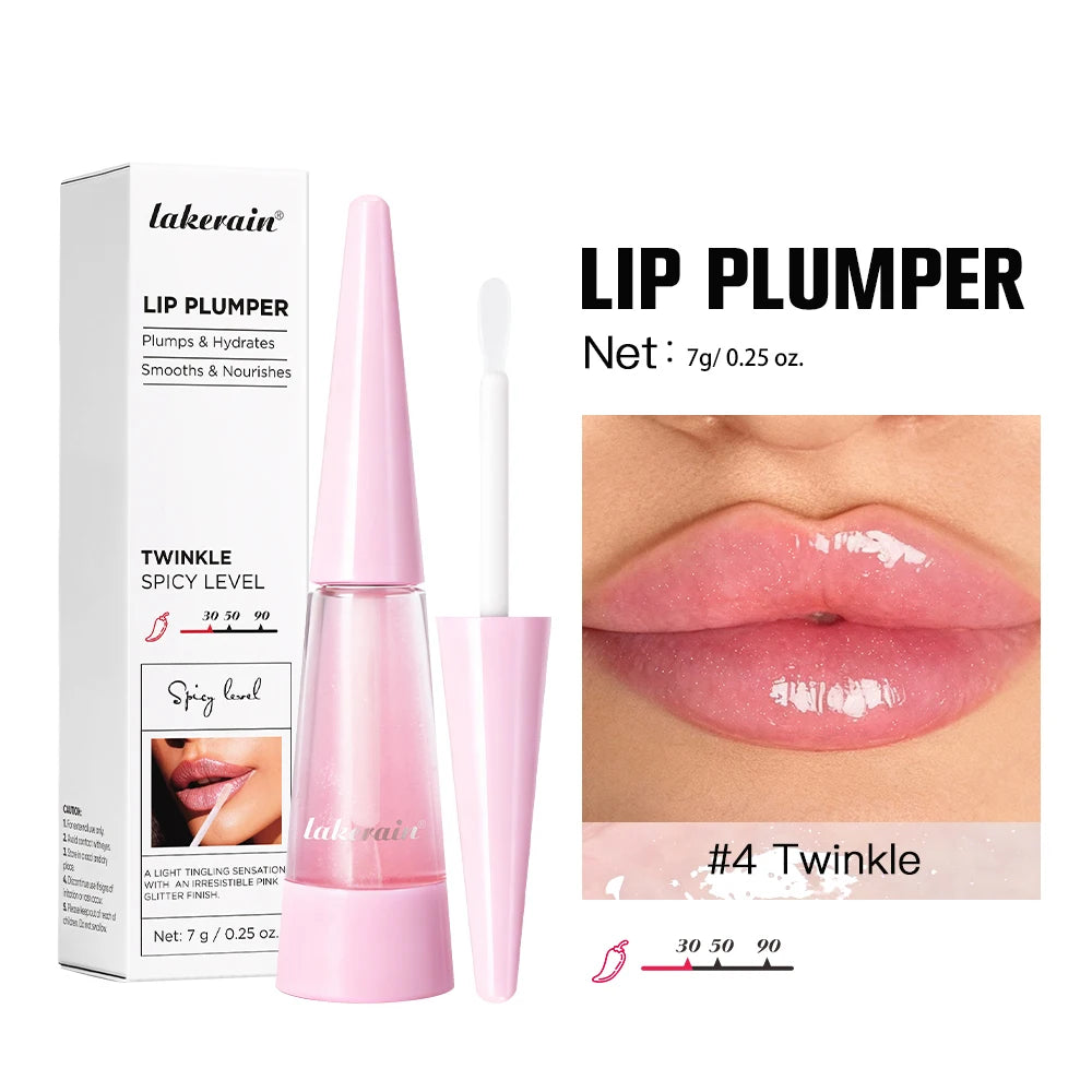 Instant Plumping Lip Oil Plump Lip Oil Hydrating Glossy Non-Drying And Non-Sticky Long-Lasting Moisture Moisturizing Lip Gloss