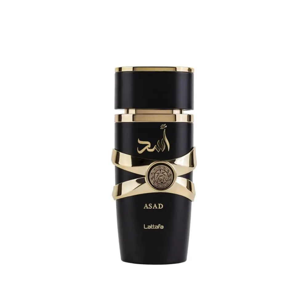 Lattafa Perfumes Asad Unisex Eau De Parfum Spray 3.4 Ounce Arabian Cologne Long Lasting Fragrance Natural Pheromone Persistence