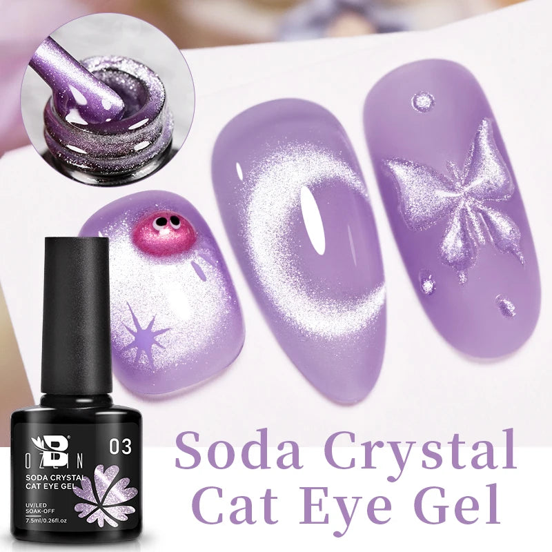 AWStorG 7.5ml Crimson Velvet Cat Eye Magnetic Gel Nail Polish Shiny Ruby Red Cat Eye Gel Soak Off UV Semi-Permanent Nail Art