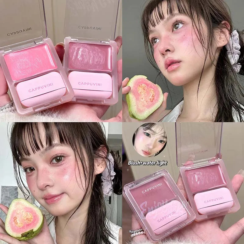 Yuanqi Blush Cream Is A Moisturizing And Evenly Pigmented Blush With Natural Light Swelling Color And Girlish Pink Blush