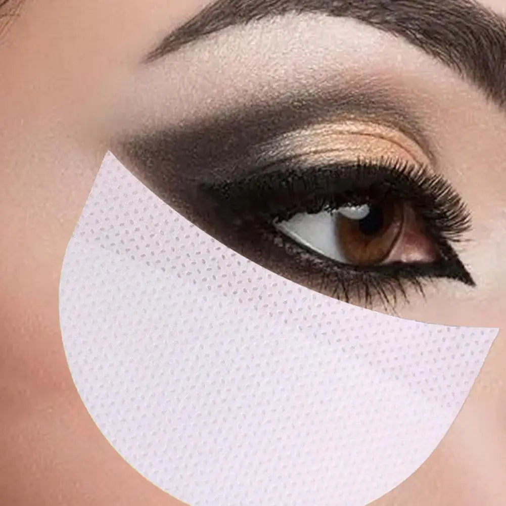 50PCS Eyeshadow Stencils Set, Lint Free Under Eye Gel Pad Sticker for Precise Makeup, Eye Makeup Tools Non-woven Isolation Patch