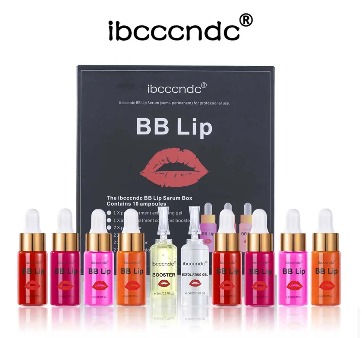 BB Lips Ampoule Serum Starter Set - Semi-Permanent Lip Tint Kit