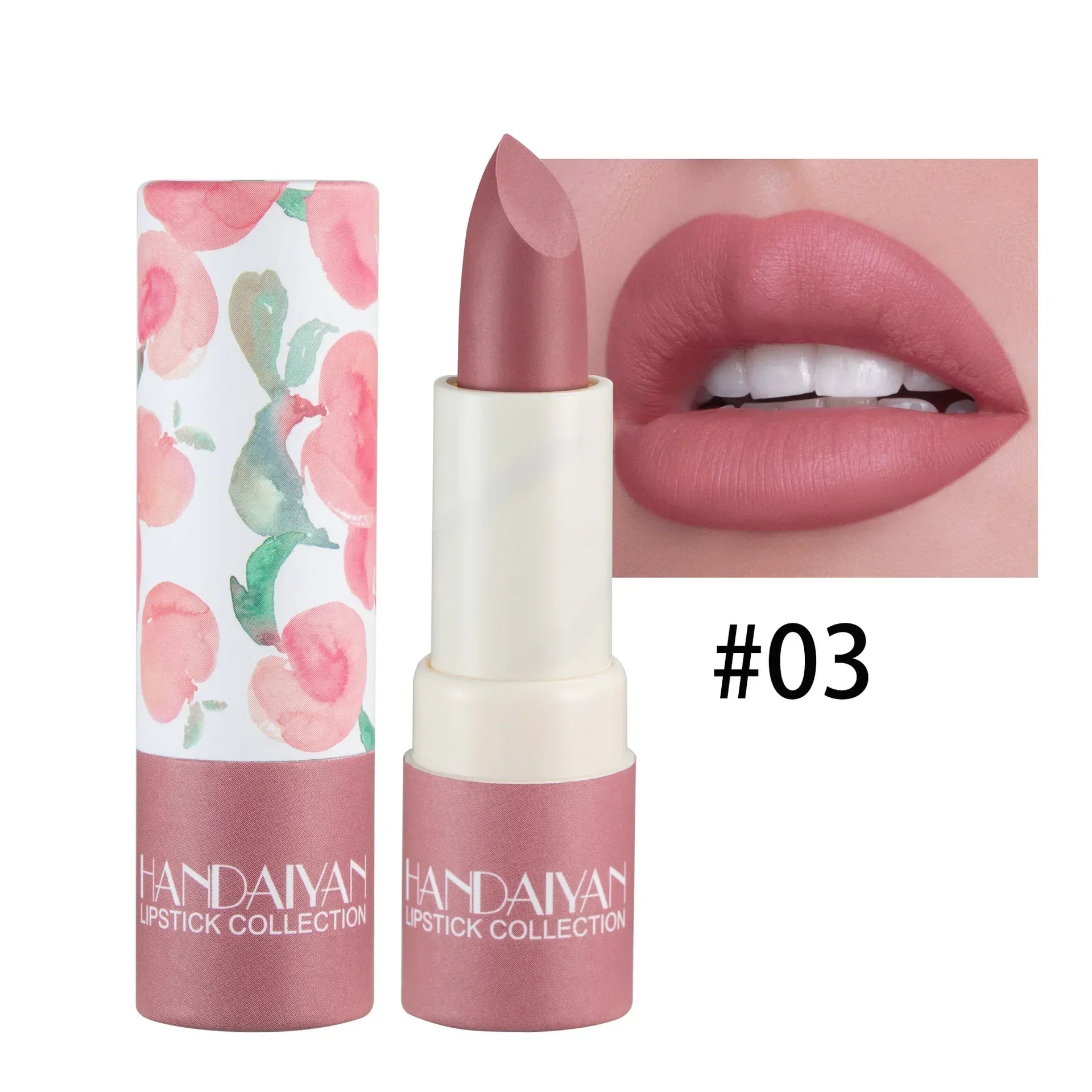 Lipstick Velvet Matte New Nude Moisturizing Tint Lip Balm Cream Pigment 8-color Luxury Lip Makeup Waterproof Cosmetic