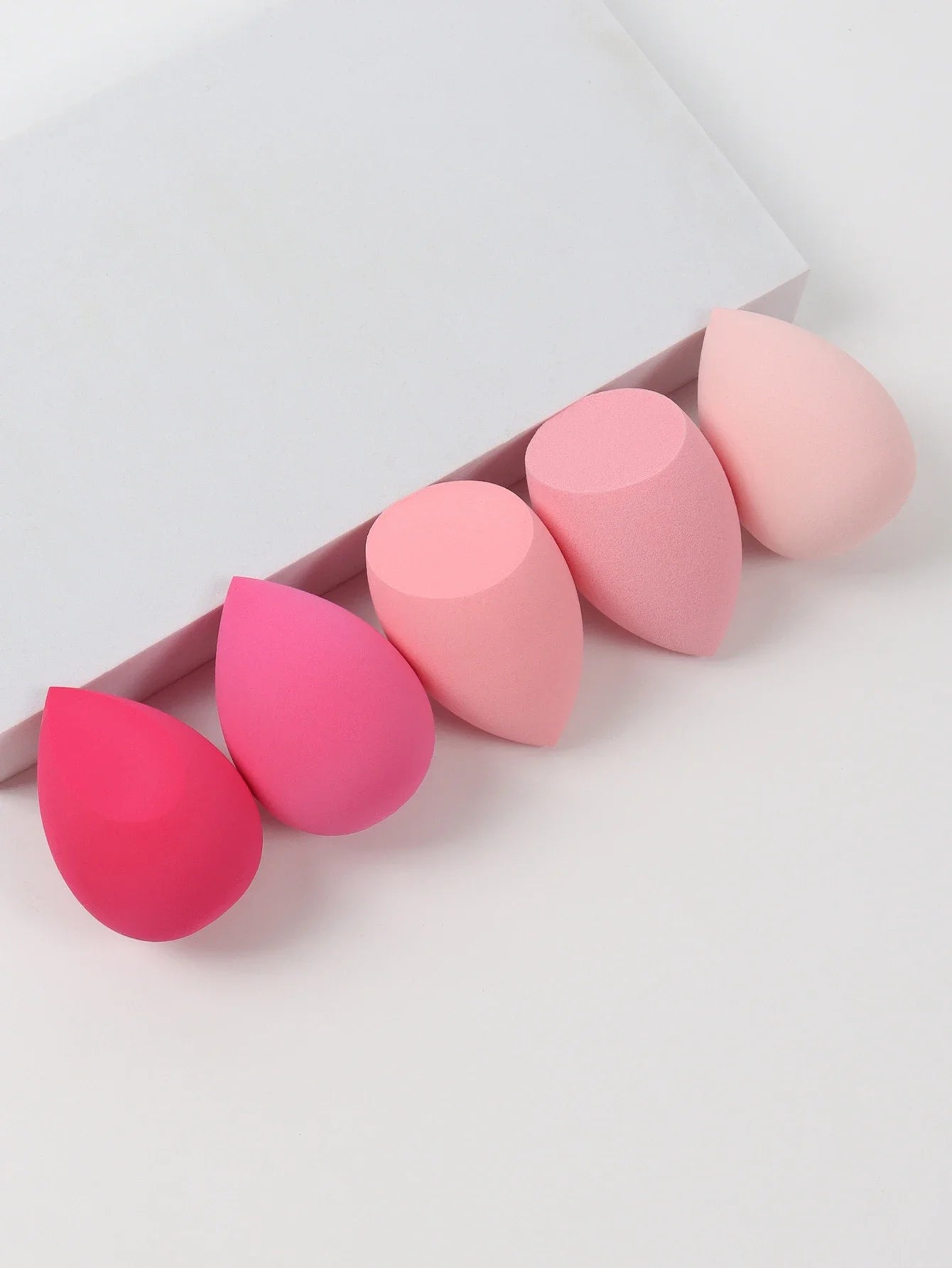 5-Pack Dual-Use Makeup Sponge Set - Velvet for Liquid/Cream/Powder | Vegan Eco-Friendly Travel Essentials