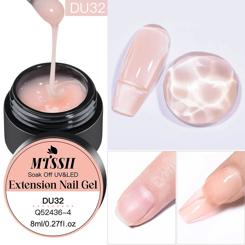 Mtssii 8ml Metallic Painting Nail Gel Polish Gold Silver Creative Elastic Nail Gel for PaintingDrawing Magic Mirror Gel Varnish