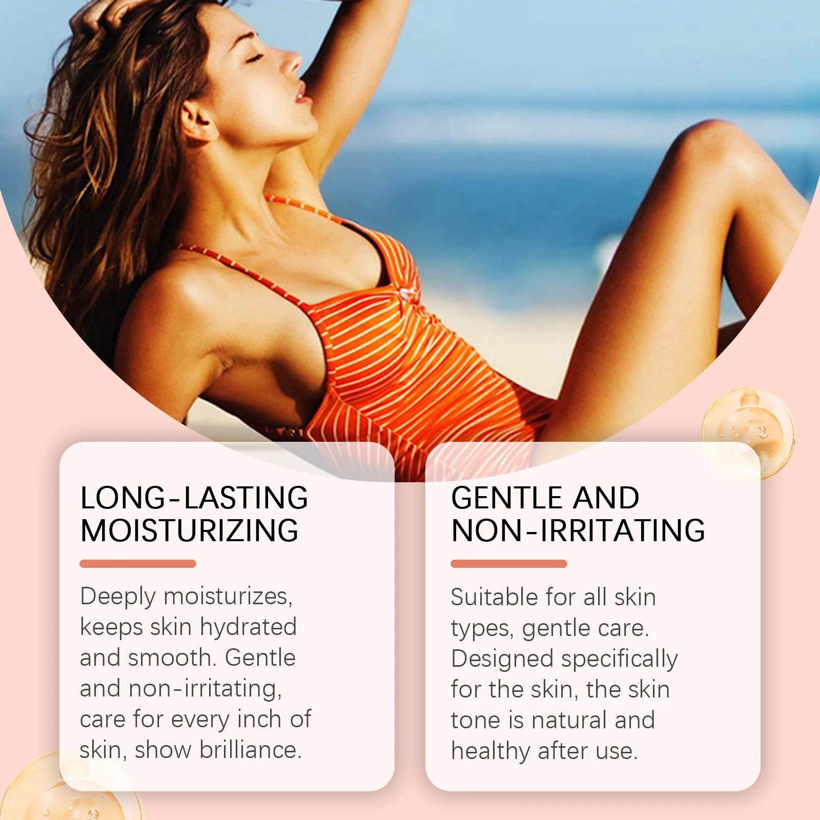 Body Facial Self Tanning Drops Natural Bronzer Liquid Prevent Sunburn Sunless Tanning Products