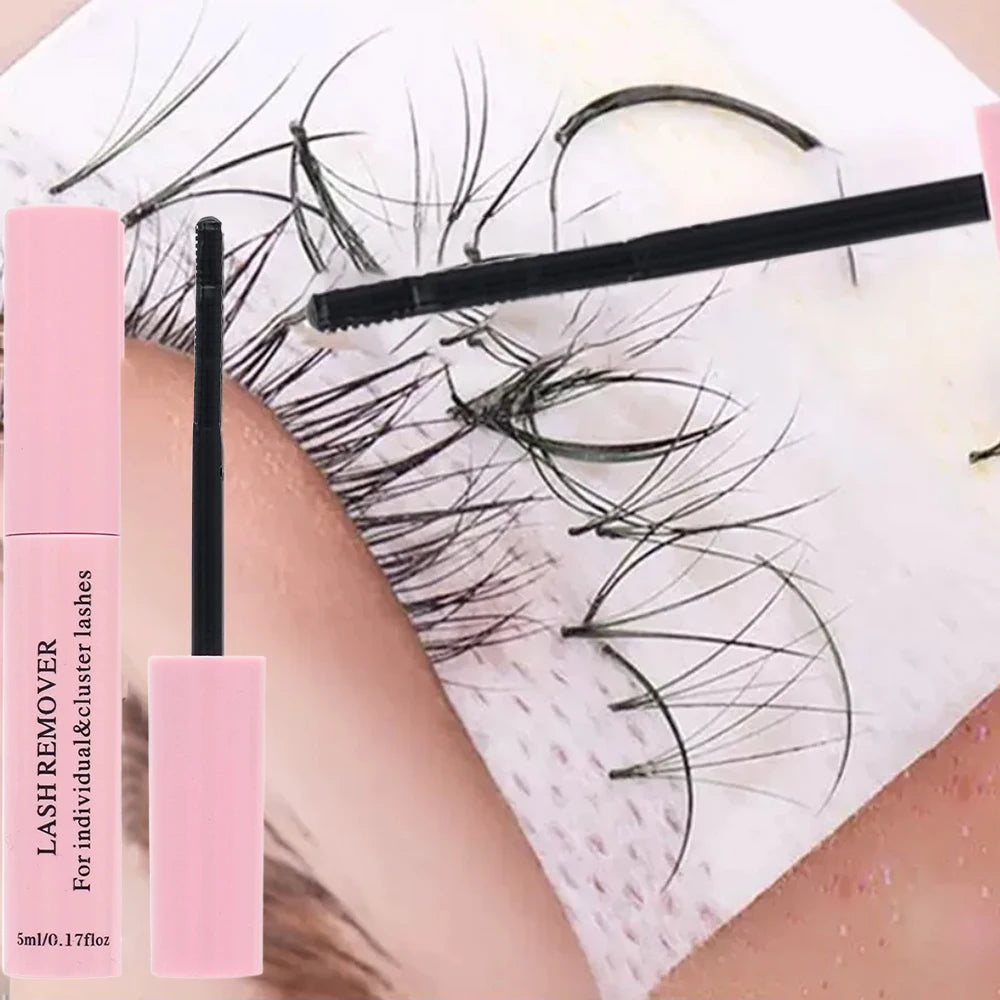 Non-Irritating Eyelash Glue Remover Gentle Eye Makeup Dissolver for Fake Eyelashes Mascara Quick Removal Gel Hypoallergenic