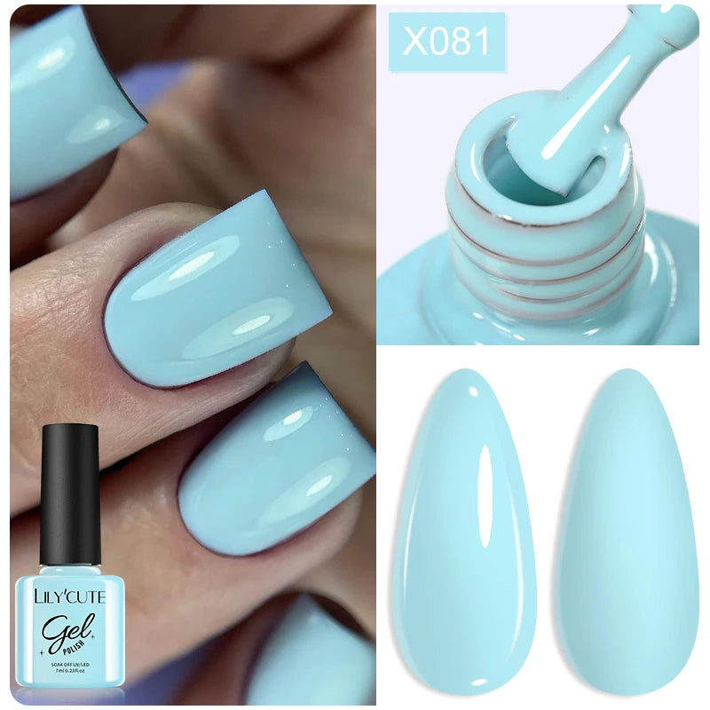 LILYCUTE 5ml Super Bright Metallic Painting Liner Gel Nail Polish UV LED Painting Gel Nail Art Drawing Stripe Pull Line UV Gel