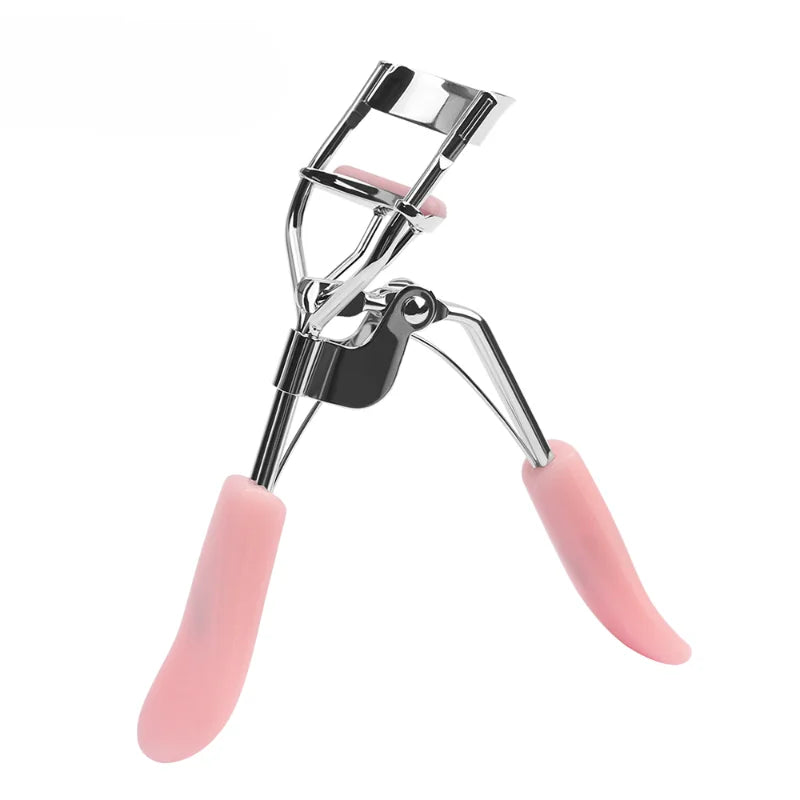 CNKESS  1Pc Pro Makeup Eyelash Curler Beauty Tools Lady Women Nature Style Cute Eyelash Handle Curl Eye Lash Curler random color