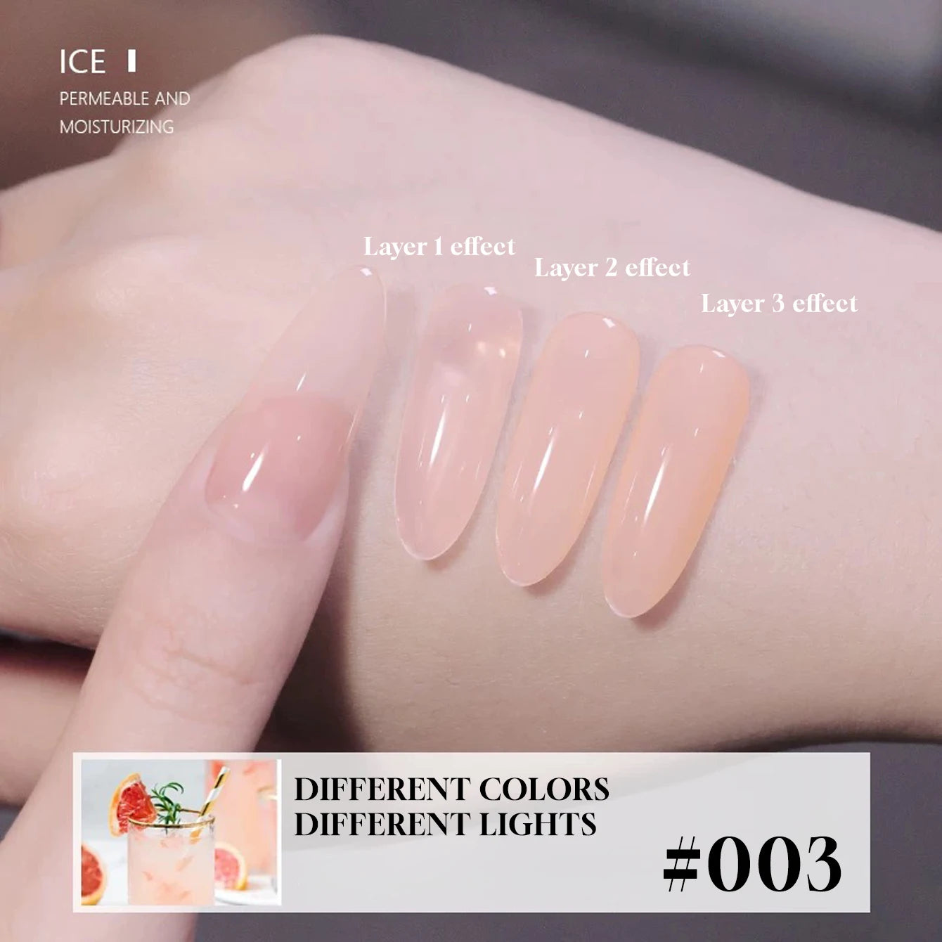 MIANEL  12ML Japanese Style Fairy Gel Nail Polish White Pink Nude Color Ice Clear Nail Polish Pink Nails Summer Nails 1-24pcs