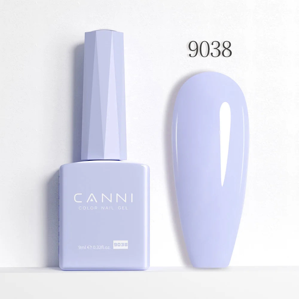 CANNI Hema Free Nail Gel Polish Fall Color Collection Semi Permanent Diamong Long Wear Top Coat Red Gorgeous JellyNude Color 9ml