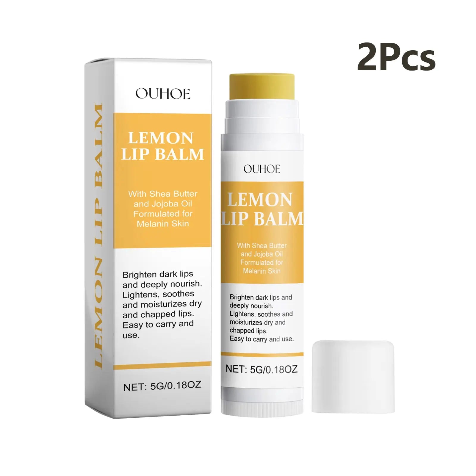 Ginger Lemon Lip Balm Mask Gloss Oil Exfoliating Clean Turmeric Dark Melanin Remove Improve Dullness Moisturizer Lip Balm Care