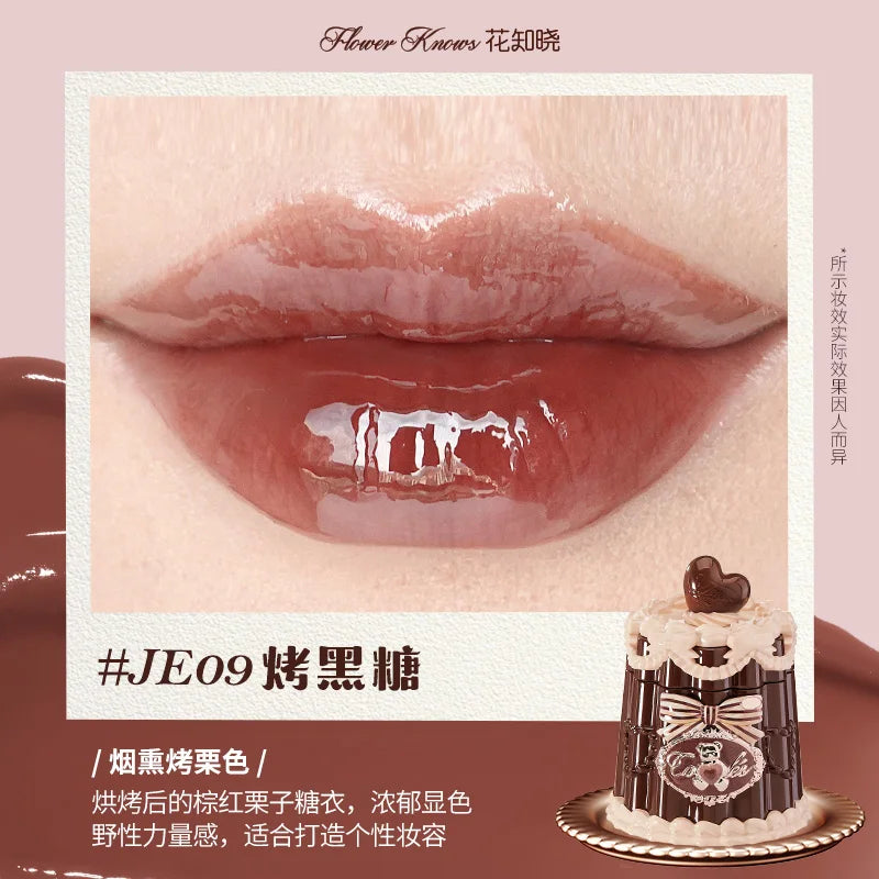 Flowerknows Strawberry Cupid Lipstick Cake Matte Velvet Lipgloss Lip Mud Makeup Korean Flower Know Lip Cream For Girls&Women