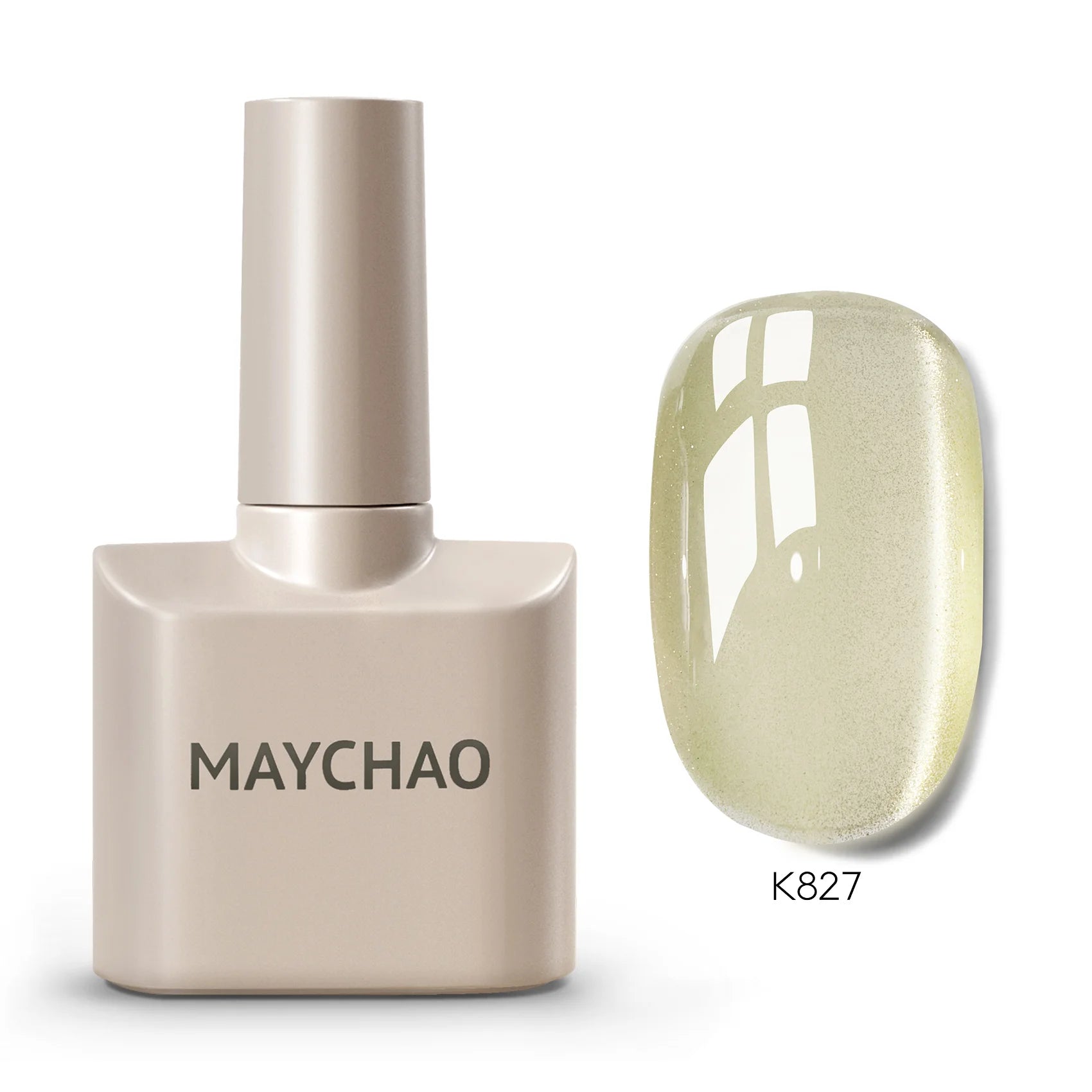 MAYCHAORomantic Galaxy Cat Eye Gel Nail Polish With Magnet Soak off UV Holographic Magnetic Rainbow Gel Polish for Nail Manicure