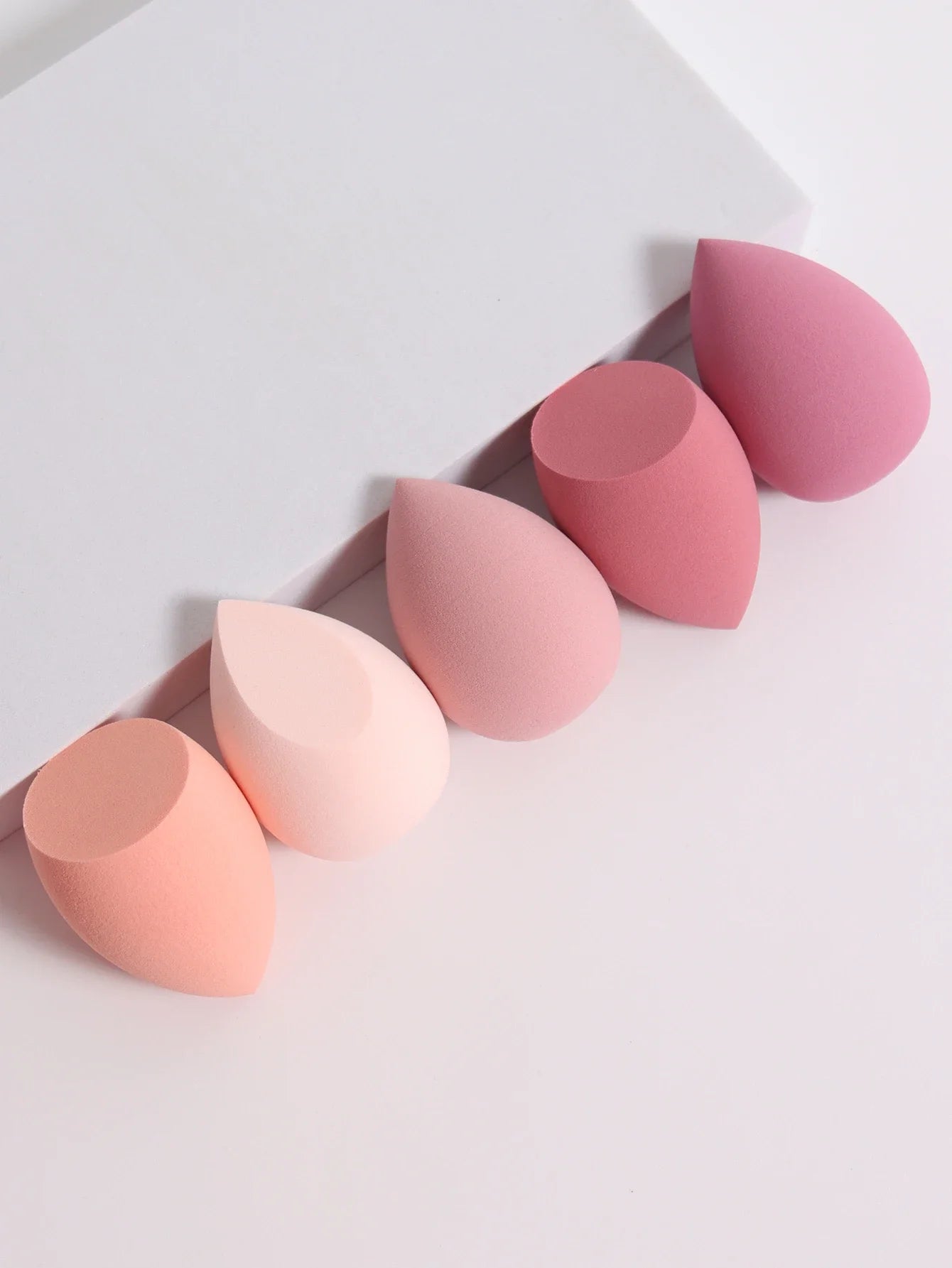 5-Pack Dual-Use Makeup Sponge Set - Velvet for Liquid/Cream/Powder | Vegan Eco-Friendly Travel Essentials