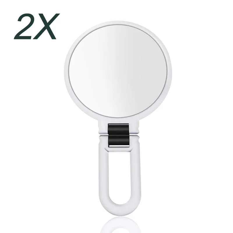 New 2/5/10/15x Magnifying Makeup Mirror Women's Pocket Mirror Small Folding Mirror for Table HUAZJ06