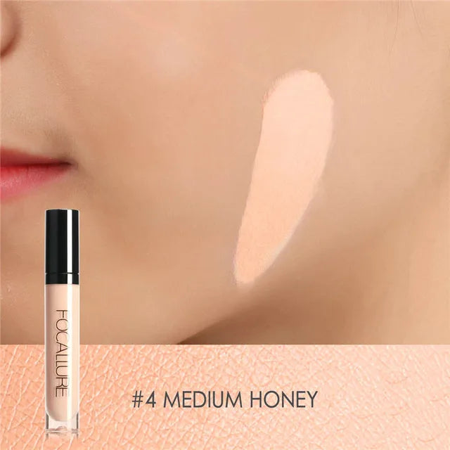 Wholesale FOCALLURE 7 Colors Face Concealer Waterproof Full Coverage Moisturizing Smooth Liquid Foundation Makeup Cosmetics