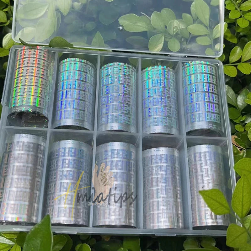 Neon Jelly Animal Nail Foils for Transfer Paper Stickers Sliders Adhesive Wraps DIY Water Leopard Print Nail Art Decorations