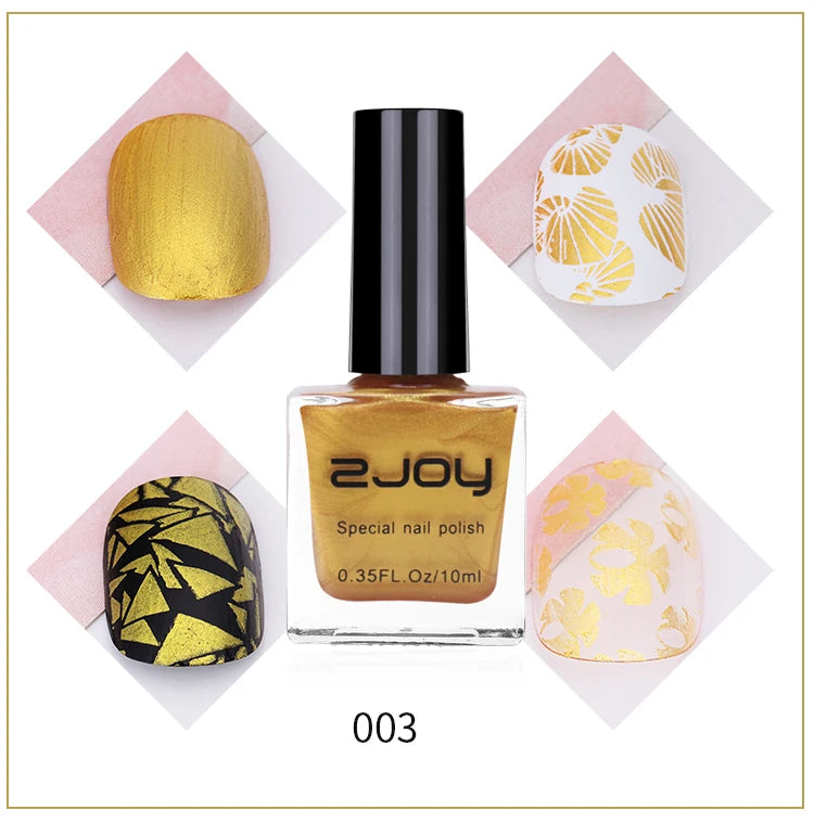 10ml Nail Stamping Polish Varnish Black White Colorful Nail Printing Lacquers for Stamping Plate 30 Colors Nail Stamping Polish