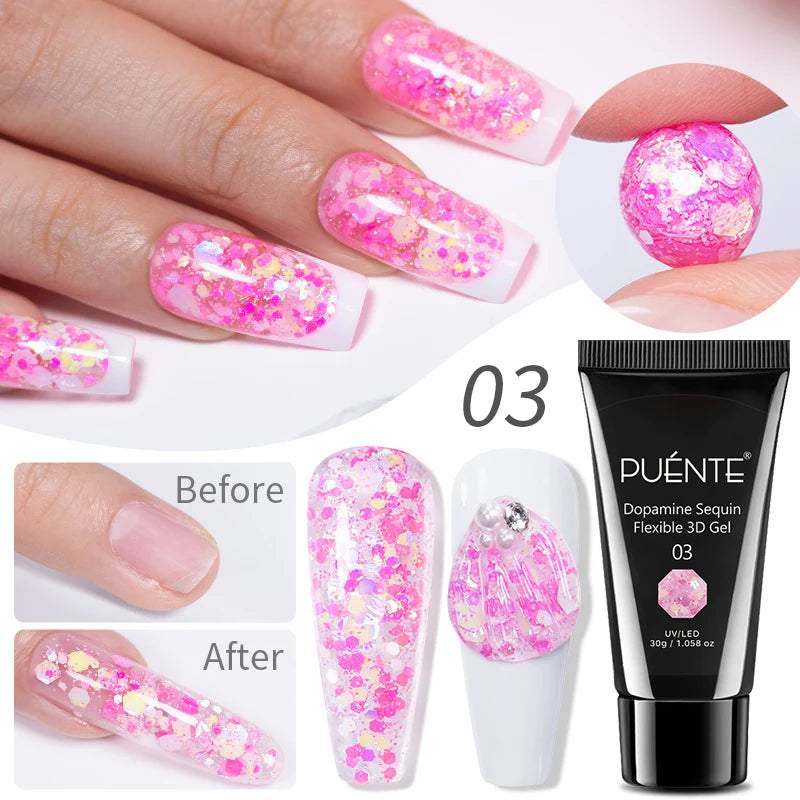 7.5ML Sparkling Rainbow Cat Magnetic Gel Nail Polish Pinkish Purple Laser Cat Eye Gel Soak Off UV Nail Art Varnish For Manicure