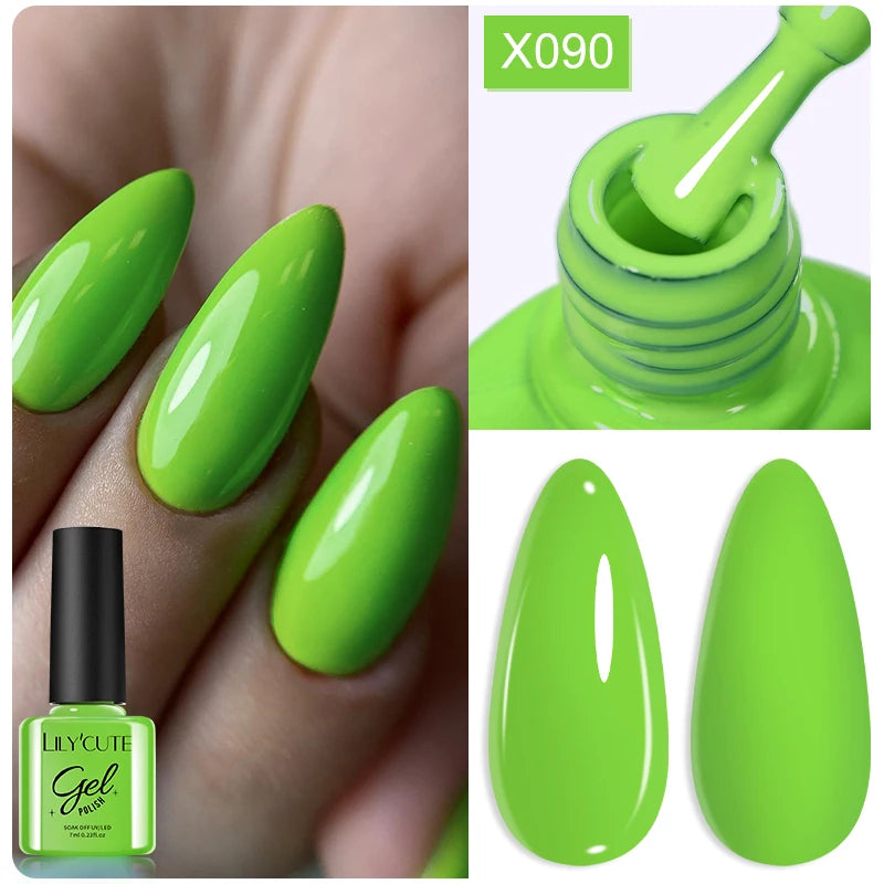 LILYCUTE 5ml Super Bright Metallic Painting Liner Gel Nail Polish UV LED Painting Gel Nail Art Drawing Stripe Pull Line UV Gel