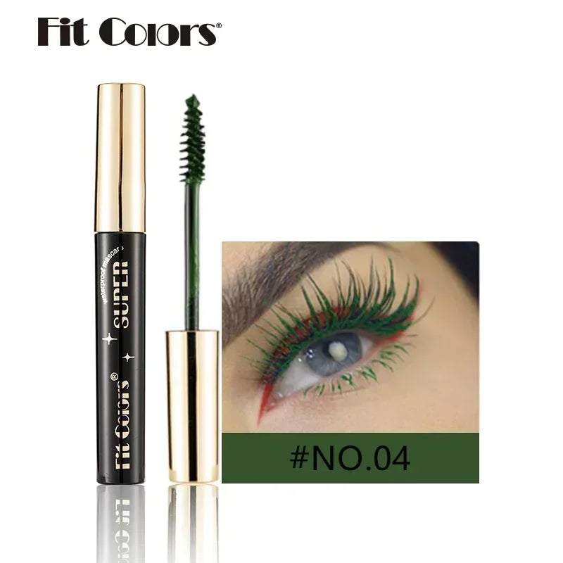 5D Silk Fiber Waterproof Mascara - 14 Colors Thick Lengthening