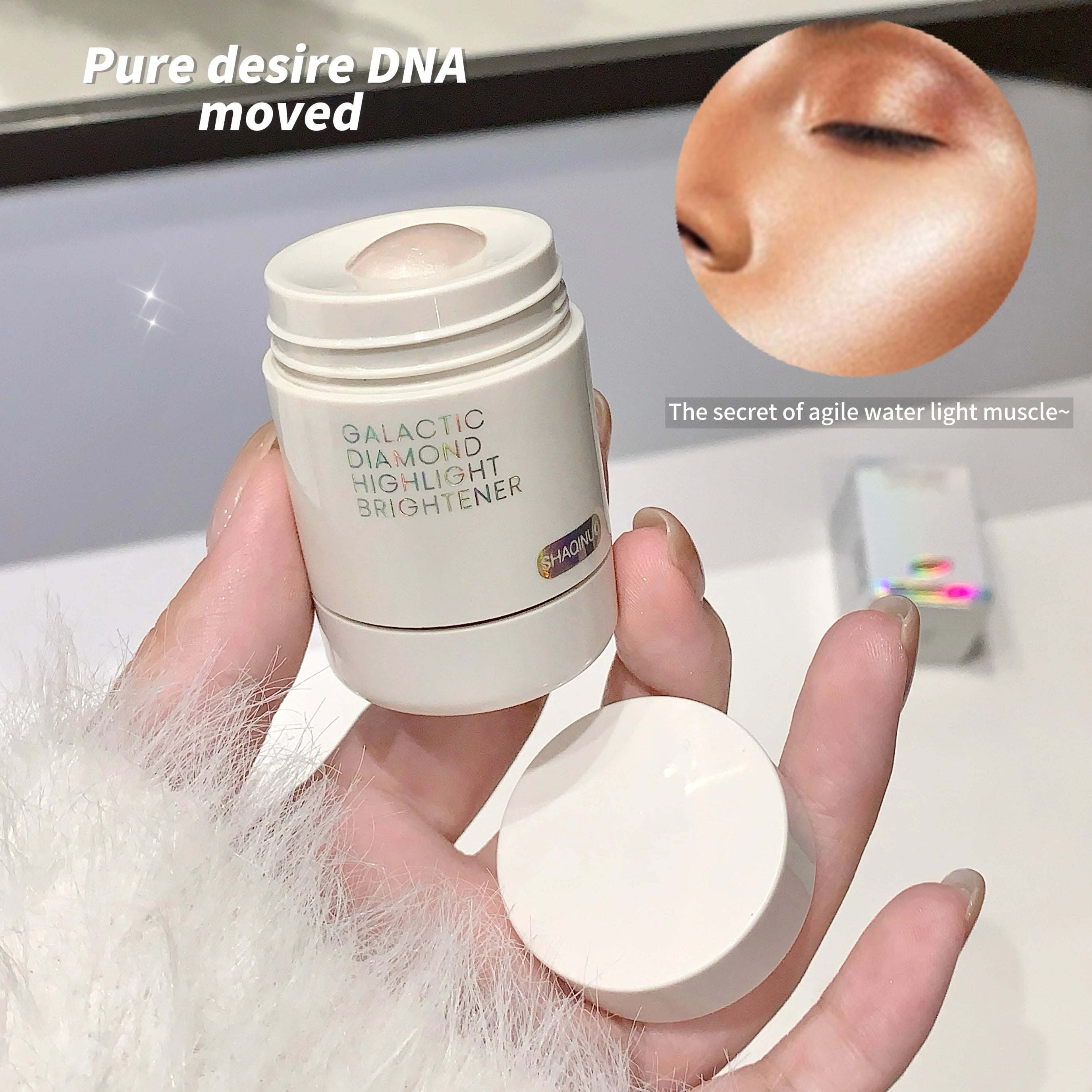 SHAQINUO Galaxy Star Diamond Highlighting Liquid Watery Radiance Highlight
