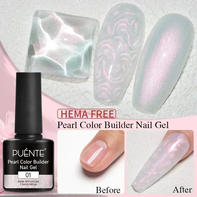 7.5ML Sparkling Rainbow Cat Magnetic Gel Nail Polish Pinkish Purple Laser Cat Eye Gel Soak Off UV Nail Art Varnish For Manicure