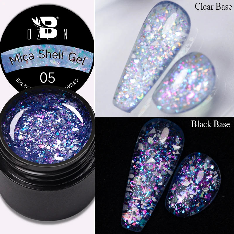 AWStorG 5ML Super Silver Metallic Gel Nail Polish Metal Effect Painting Gel Chromes Varnis Semi Permanent for Nail DIY